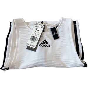 NEW Adidas Crop Top Zipper Back